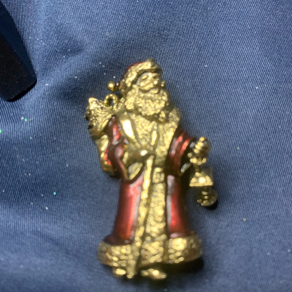 Vintage Santa Pin
